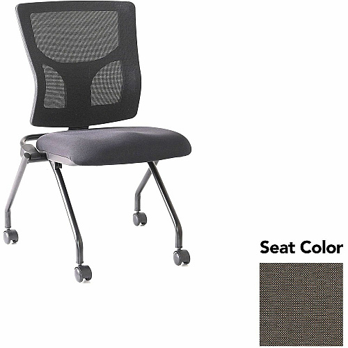 Lorell Conjure Mesh Training Chairs Shire Stonewall Seat Color - Polyurethane Foam Seat Material - Mesh Back Material - 2 / Carton (LLR6202086)