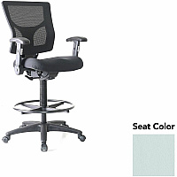 Lorell Conjure Office Stool Castillo Breezy Seat Color - Polyurethane Foam Seat Material - Mesh Back Material - Armrest - 1 Each (LLR62021102)