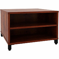 Lorell Reception Table Height Adjustable - 24" Table Top Width x 24" Table Top Depth - 20" Height - Reception, Storage - Cherry, Laminated - Metal - 1 Each (69201)