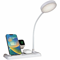 OttLite LED Desk Light with Multi Charging Station (VW2009)
