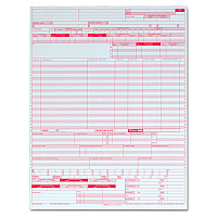 TOPS UB04 Hospital Insurance Claim Form for Laser Printers, One-Part (No Copies), 8.5 x 11, 2,500 Forms Total (59870R)