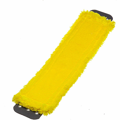 Unger SmartColor Micro Mop 16" Length - Anti-bacterial, Heavy Duty, Durable, Reusable, Washable - MicroFiber - Yellow - 1 Each (MM40Y)