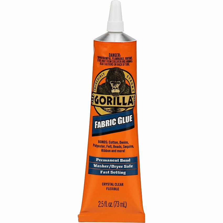 Gorilla Glue Fabric Glue 2.50 fl oz - Clear - 1 Each (8025501)