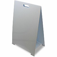 Flipside Products Flipside Premium Dry-Erase Marquee Easel White Corrugated Plastic Surface - Sturdy, Lightweight, Foldable, Handle, Ghost Resistant - Assembly Required - 1 Each (31276)