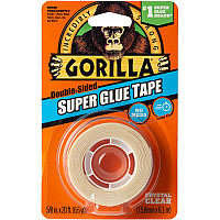 Gorilla Glue Super Glue Tape Clear - For Multipurpose, Indoor, Outdoor, Craft Project, School, Plastic, Wood, Metal - 1 Each (109340)