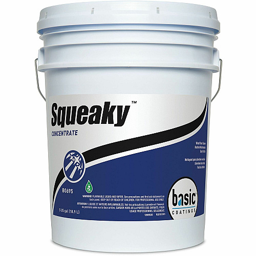 Betco Squeaky Concentrate Floor Cleaner For Floor, Wood Floor, Gym - Concentrate - Scrubber - 640 fl oz (20 quart) - 7 pH - Characteristic Scent - Residue-free, Versatile, Abrasive, Quick Drying - Aqua Blue - 1 Each (B06950512)