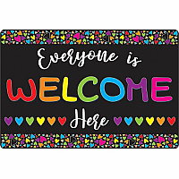 Ashley Smart Poly Original Fun Welcome Mat Classroom, Floor, Student - 15.50