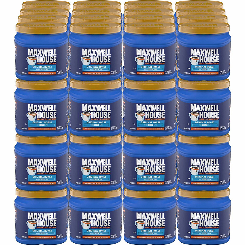 Maxwell House Ground Coffee Brew Pack Medium - Ground - Original - 294 / Pallet (09422PL)
