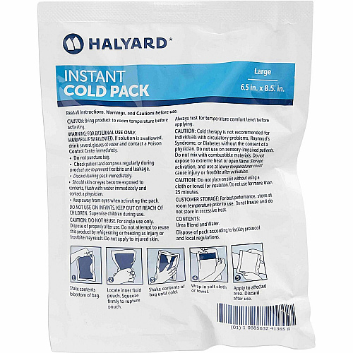 Halyard Instant Cold Pack Latex-free, Non-sterile, Portable - 24 / Carton (KICP026786)