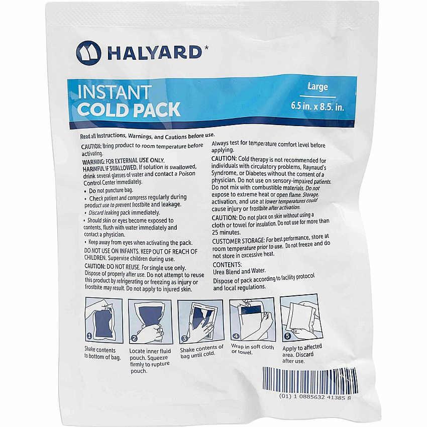 Halyard Instant Cold Pack Latex-free, Non-sterile, Portable - 24 / Carton (KICP026786)
