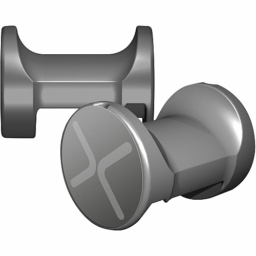 Ghent X-Pegs Wall Mount for Whiteboard - Gray Thermoplastic - 4 /Pair - 1 Each (NEX004XP)