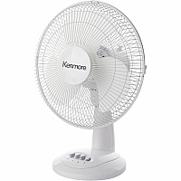 ESM Oscillating Fan 3 Speed - Oscillating, Air Circulation - White (KM60007WH)