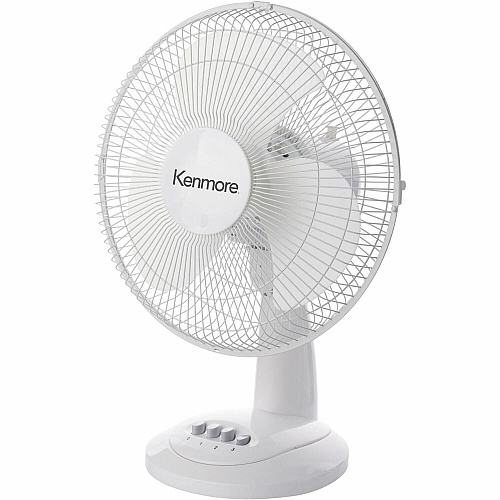 ESM Oscillating Fan 3 Speed - Oscillating, Air Circulation - White (KM60007WH)