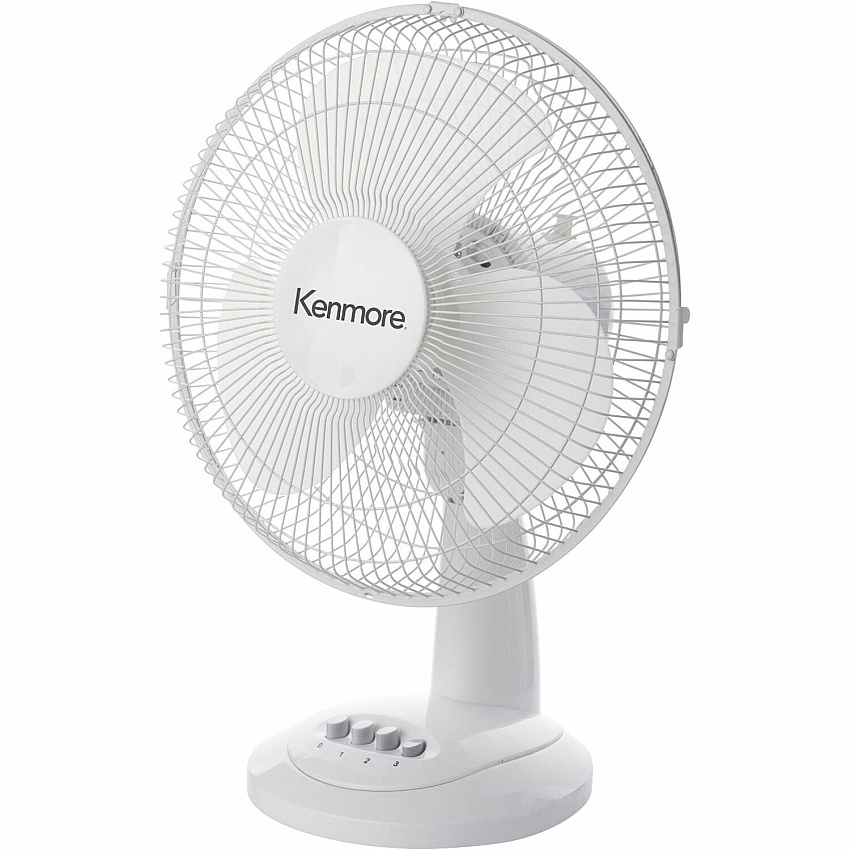 ESM Oscillating Fan 3 Speed - Oscillating, Air Circulation - White (KM60007WH)