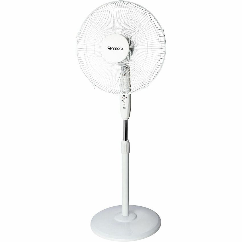 ESM 12" Pedestal Fan 3 Speed - White (KM60035WH)
