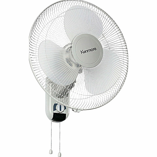 ESM 16" Wall Fan 3 Speed - Oscillating, Adjustable - White (KM60050WH)