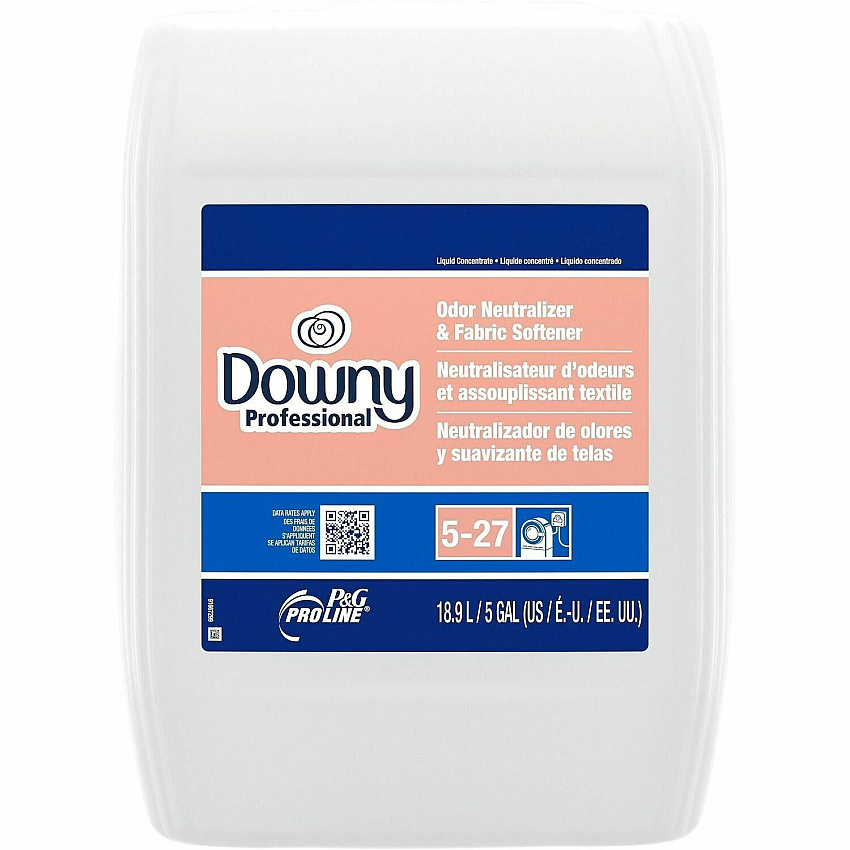 Downy Odor Neutralizer & Fabric Softener For Fabric, Industry, Commercial - Liquid - 640 fl oz (20 quart) - Fresh Scent - Recommended For: Odor Remover - Odor Neutralizer, Odor Resistant - 1 Each (39384)