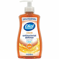 Dial Professional Antibacterial Defense Liquid Hand Soap Fresh Scent, Aloe Vera Scent - Pump Dispenser - Bacteria Remover - Hand, Household, Skin - Antibacterial - Gold - Recycled - Cruelty-free, Paraben-free, Phthalate-free, Silicone-free, Sulfat (35470)