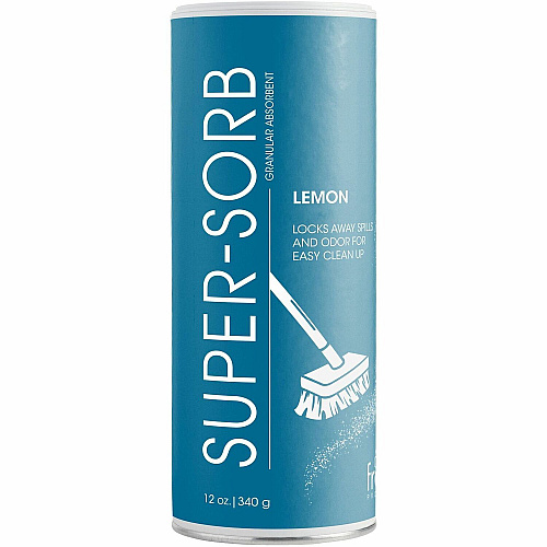 Fresh Products Super-Sorb Granular Absorbent Lemon - 1 Each - Cellulose - White, Blue (SS24LE)