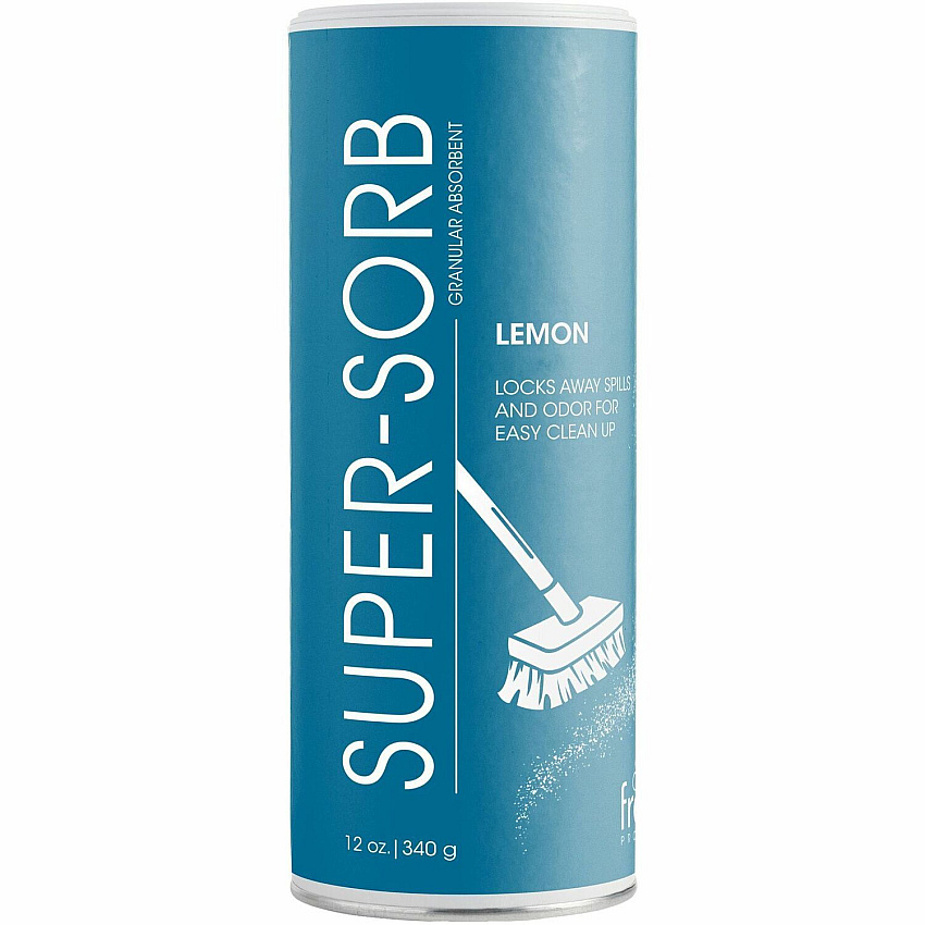 Fresh Products Super-Sorb Granular Absorbent Lemon - 1 Each - Cellulose - White, Blue (SS24LE)
