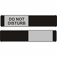 Stewart Superior Indication Sign Print/Message "Do Not Disturb" - 10" Width x 2" Height - Door - Aluminum, Polyvinyl Chloride (PVC) - 1 Each (BA104)