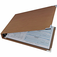 Davis Group Premium 3-Up Business Checkbook Binder (3UPAM09)