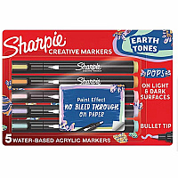 Sanford Creative Markers Assorted Ink - Acrylic Based, Water Based - 5 / Pack (2213328)