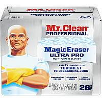 Mr. Clean Magic Eraser Ultra Pro Pads For Multipurpose - Pad - Long Lasting, Durable - White - 26 / Box (17406)