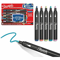 Sharpie Creative Markers Bullet, Medium Marker Point - Assorted Ink - Water Based - 5 / Pack (2209902)