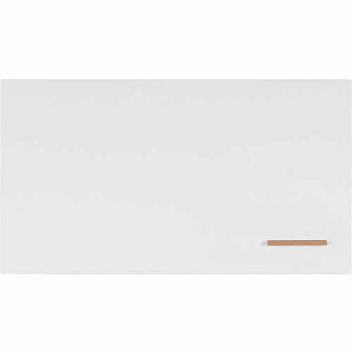 Lorell Loop Whiteboard 60" (5 ft) Width x 36" (3 ft) Height - White Steel Surface - Magnetic - Durable, Frameless, Impact Resistant - 1 Each (69670)