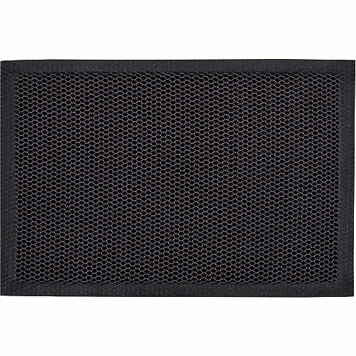 Doortex Meshmat Entrance Mat Entrance, Indoor, Home, Business, Office, Floor - 32" Length x 20" Width x 0.800" Thickness - Rectangular - Mesh - Vinyl - Metallic Blue, Orange - TAA Compliant (NREMFLYV0018)