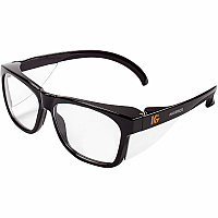 Ansell Healthcare Products Recommended for: Construction - Universal - Eye, UVA, UVB, UVC, Fog Protection - Polycarbonate - Clear Lens - Black Frame - Anti-fog, Durable, Lightweight, Comfortable, Wraparound Frame, Anti-scratch, Impact Resistant  (49309BX)