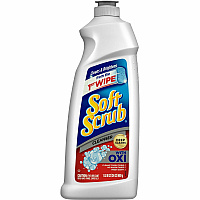 Soft Scrub Total Bath/Kitchen Cleanser For Multipurpose - Scrubber - 24 fl oz (0.8 quart) - Fresh Scent - Cleanse, Kosher - White - 1 Each (07226)