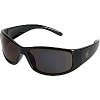 Ansell Health Elite Safety Glasses Eye, UVA, UVB, UVC, Fog Protection - Polycarbonate - Smoke Lens - Wraparound Frame, Neck Cord, Anti-fog, Lightweight, Distortion-free, Anti-scratch, Compact Design, Wraparound Lens - 12 / Box (21303BX)