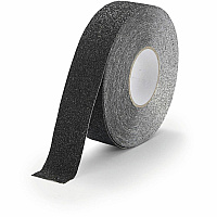 DURABLE Anti-Slip Tape DURALINE GRIP+ FORMFIT 50 mm conformable 16.40 yd Length x 1.96" Width x 44.1 mil Thickness - Black - Aluminum, Plastic - Aluminum Backing - Acrylic Adhesive - Slip Resistant, Abrasion Resistant - For Floor Marking, Outdoor (106401)