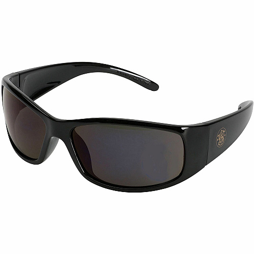 Ansell Health Elite Safety Glasses Eye, UVA, UVB, UVC Protection - Polycarbonate - Smoke Lens - Wraparound Frame, Neck Cord, Anti-fog, Lightweight, Distortion-free, Anti-scratch - 12 / Carton (21303CT)