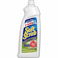 Soft Scrub Bleach Cleanser For Multipurpose - 24 fl oz (0.8 quart) - Fresh Scent - Scratch Resistant, Disinfectant, Abrasive, Anti-bacterial, Kill Germs - White - 1 Each (07222)