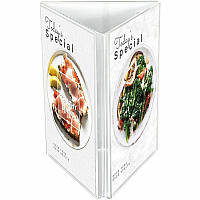 Deflecto 3-Sided Sign/Menu Holder Support 4