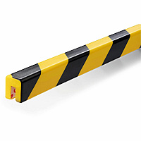 DURABLE Edge Protection Profile E8 - 5 PK for Basement, Stairwell, Warehouse, Indoor, Garage - Polyurethane Foam, Plastic - 5 / Pack (1127130)
