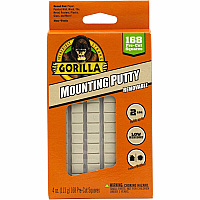 Gorilla Glue Mounting Putty Assorted - For Indoor, Outdoor, Mounting, Paper, Wall, Wood, Tile, Metal, Glass - 1 Each (109100)