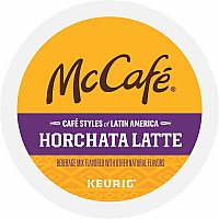 McCafe McCaf&eacute;&reg; K-Cup Horchata Latte Compatible with Keurig Brewer - Medium - Per Box - 24 K-Cup - K-Cup - Horchata Latte - Kosher - 4 / Carton (9891CT)