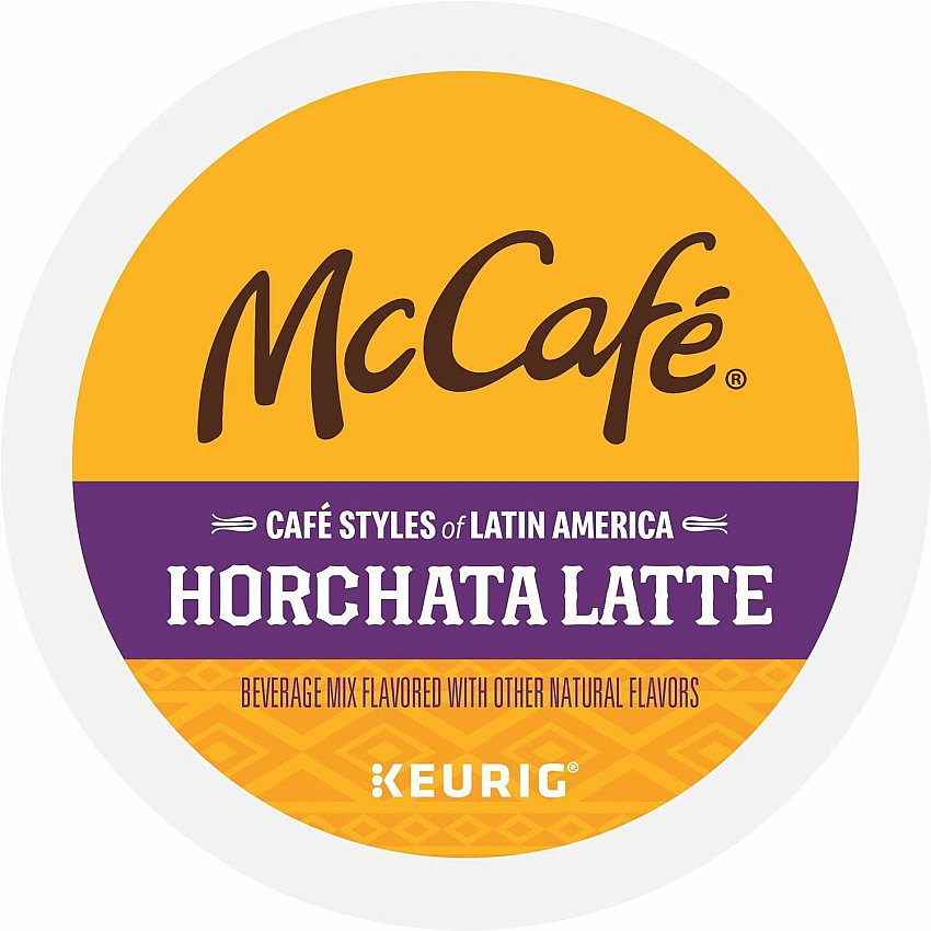 McCafe McCaf&eacute;&reg; K-Cup Horchata Latte Compatible with Keurig Brewer - Medium - Per Box - 24 K-Cup - K-Cup - Horchata Latte - Kosher - 4 / Carton (9891CT)
