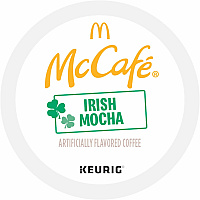 McCafe McCaf&eacute;&reg; K-Cup Irish Mocha Compatible with Keurig Brewer - Light - Per Box - 24 K-Cup - K-Cup - Irish Mocha - Kosher - 4 / Carton (9459CT)