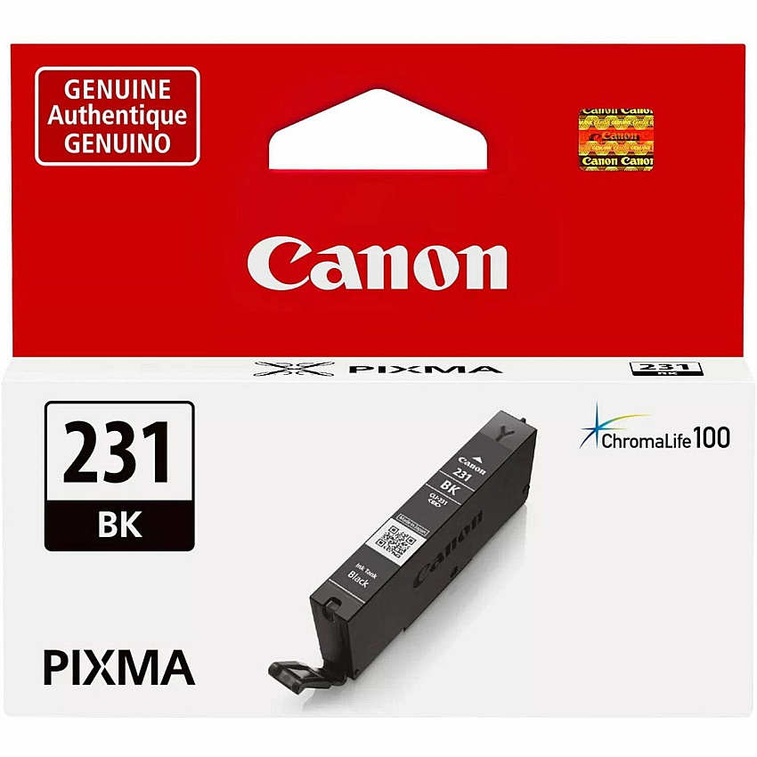 Canon CLI-231 Original Standard Yield Inkjet Ink Cartridge - Black - 1 Each 8.2 mL (CLI231BK)