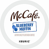 McCafe McCaf&eacute;&reg; K-Cup Blueberry Muffin Coffee Compatible with Keurig Brewer - Light - Per Box - 24 K-Cup - K-Cup - Blueberry Muffin - Kosher - 4 / Carton (9460CT)