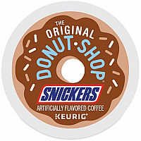 The Original Donut Shop K-Cup Snickers Coffee Compatible with Keurig Brewer - Mild - Per Box - 24 K-Cup - K-Cup - Snickers - Kosher - 4 / Carton (9608CT)