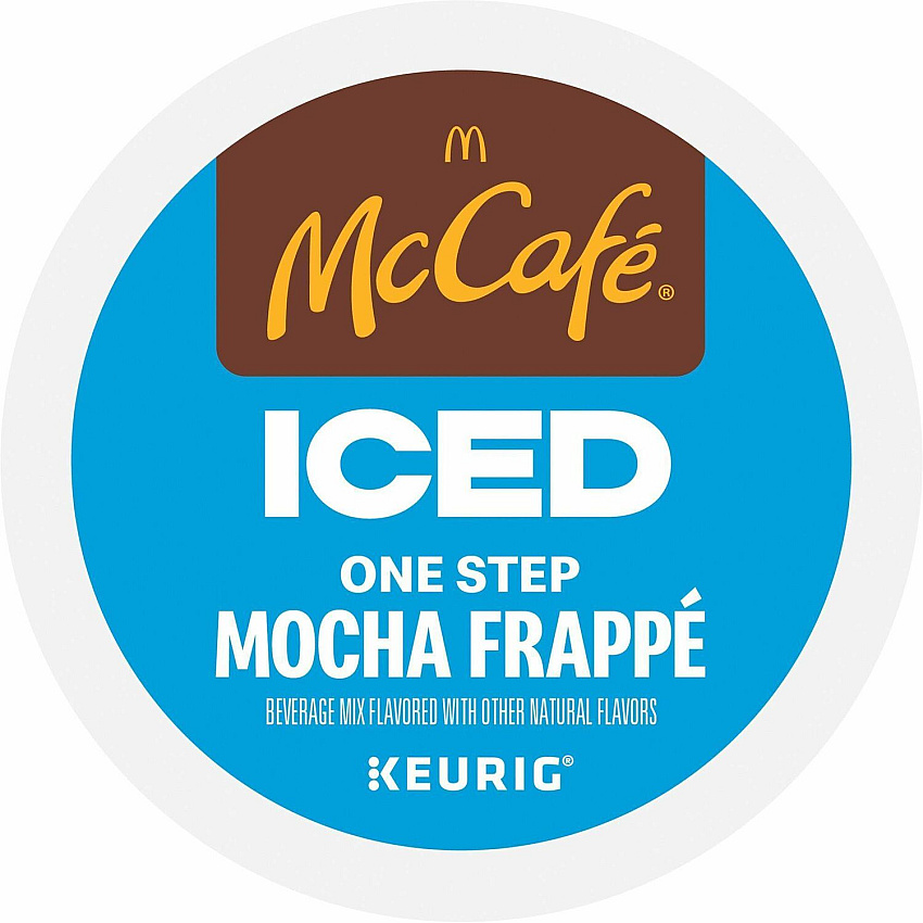 McCafe K-Cup Iced One-Step Mocha Frappe Compatible with Keurig Brewer - Ice Coffee - Medium - Per Box - 24 K-Cup - K-Cup - Mocha Frapp&eacute; - Kosher - 4 / Carton (9845CT)