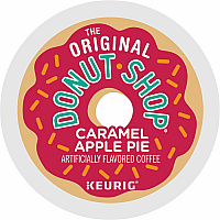 The Original Donut Shop&reg; K-Cup Caramel Apple Pie Coffee Compatible with Keurig Brewer - Light - Per Box - 24 K-Cup - K-Cup - Caramel Apple Pie - Kosher - 4 / Carton (8101CT)