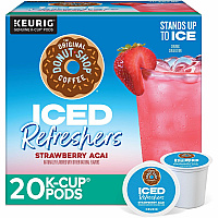 The Original Donut Shop&reg; Iced Refreshers Strawberry Acai - 20/Box - 4 / Carton (0237CT)