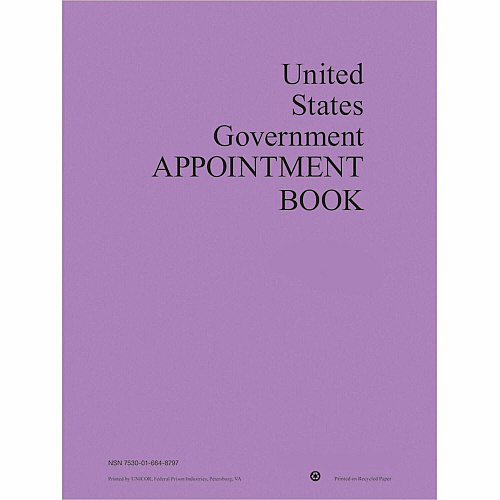 Unicor Weekly Appointment Book Weekly - 12 Month - January 2026 to December 2026 - 7:00 AM to 7:45 PM - Quarter-hourly - Monday - Sunday - 1 Week Double Page Layout - Spiral Bound - White - Appointment Schedule, Project Planner, Planner Page - 1 (6648897)